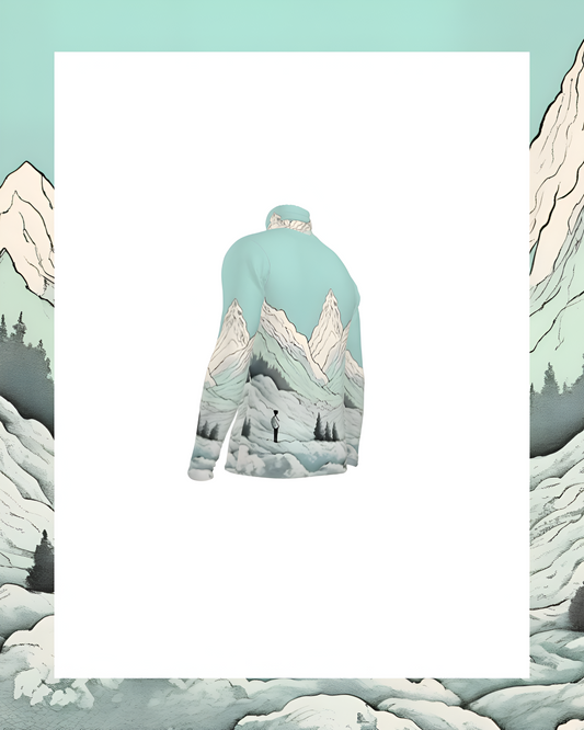 Cool Bleu Men’s Silky Jersey Roll Neck / Turtleneck