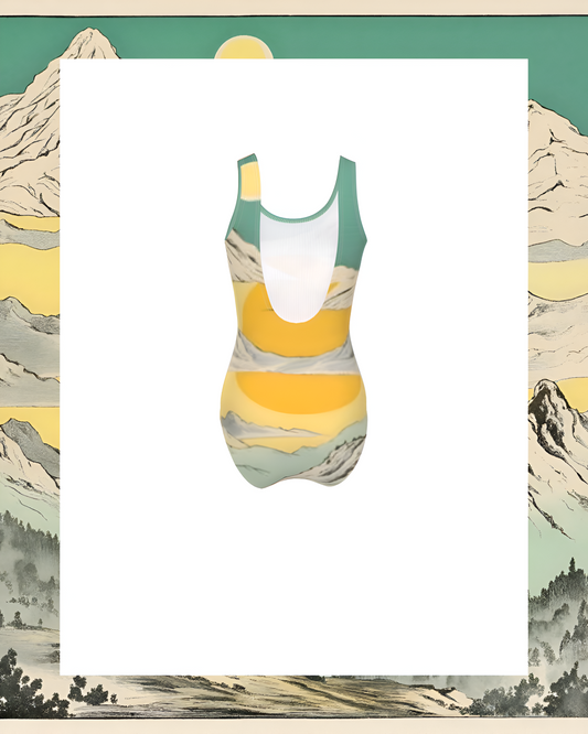 Mellow To Our Yellow Classic Cut Women’s One Piece Swimsuit