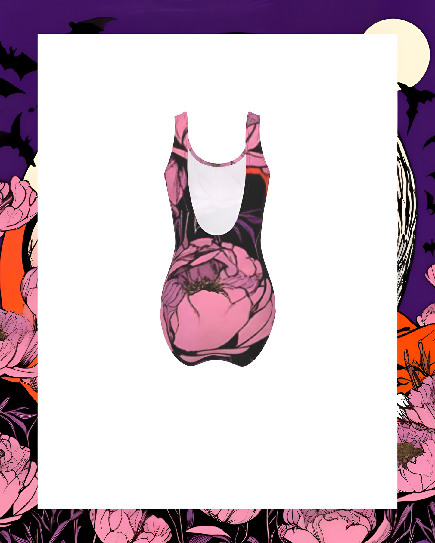 Midnight Peonia Limited Edition Classic Cut One Piece Swimsuit