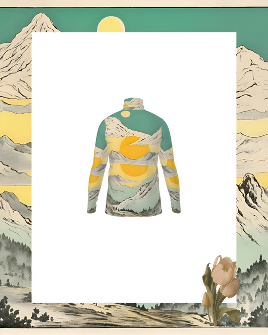 Mellow To Our Yellow Men’s Silky Jersey Roll Neck / Turtleneck