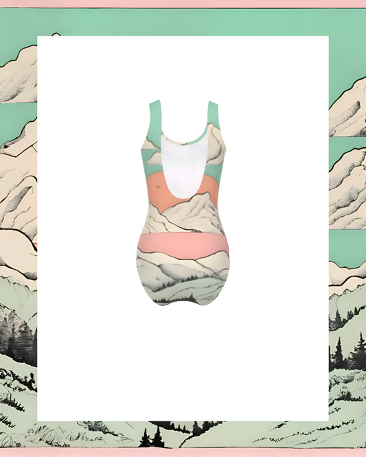 Peaches Over Pink Classic Cut Women’s One Piece Swimsuit