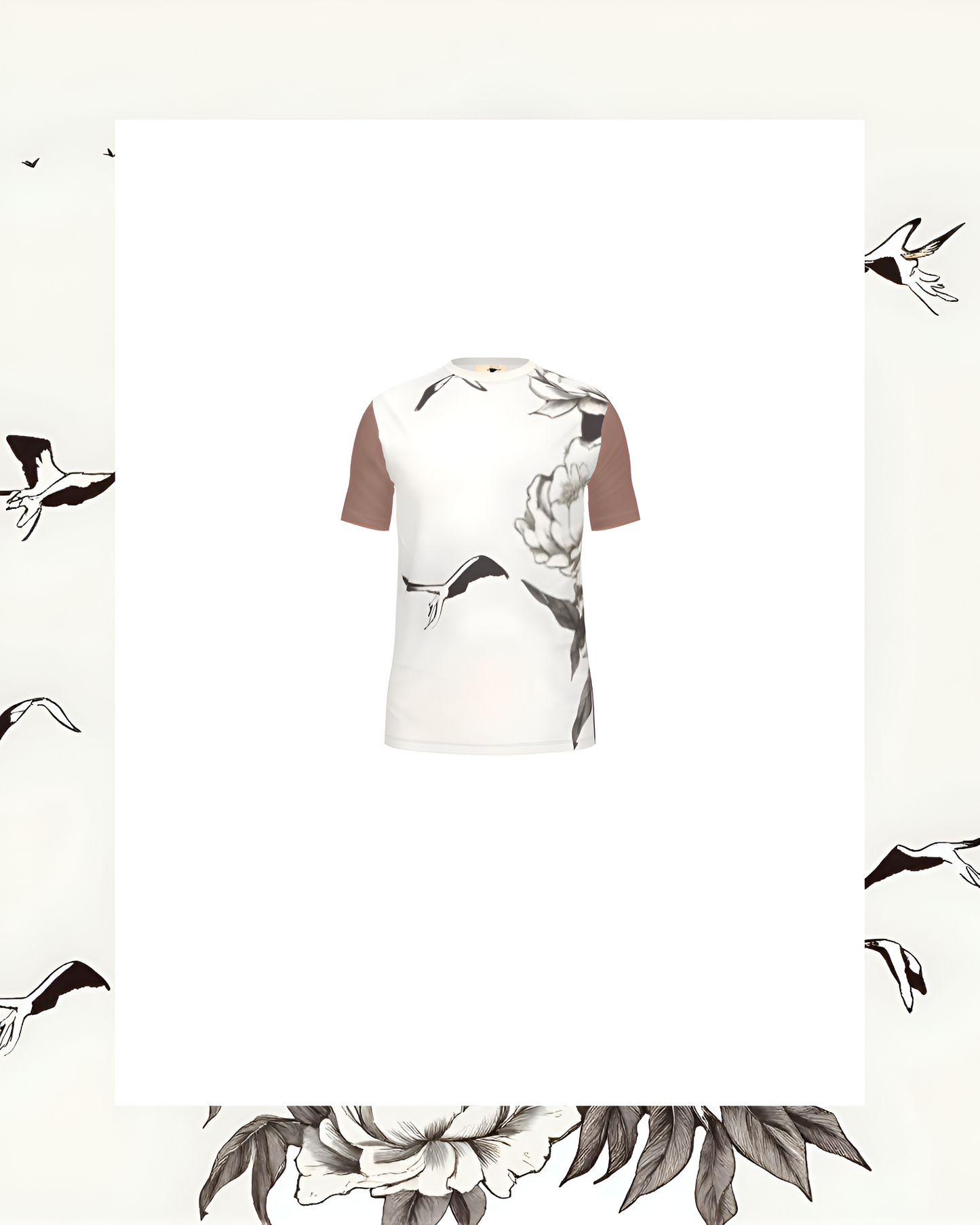 The Faces Limited Edition Men’s Silent Peony Regular Fit Cotton T-Shirt
