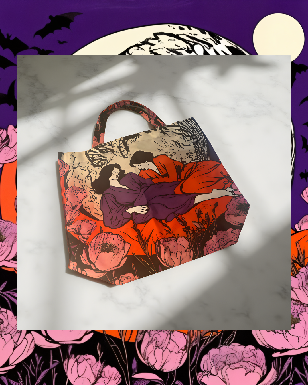 Women In Love Limited Edition Extra Large Canvas Carryall Tote Bag