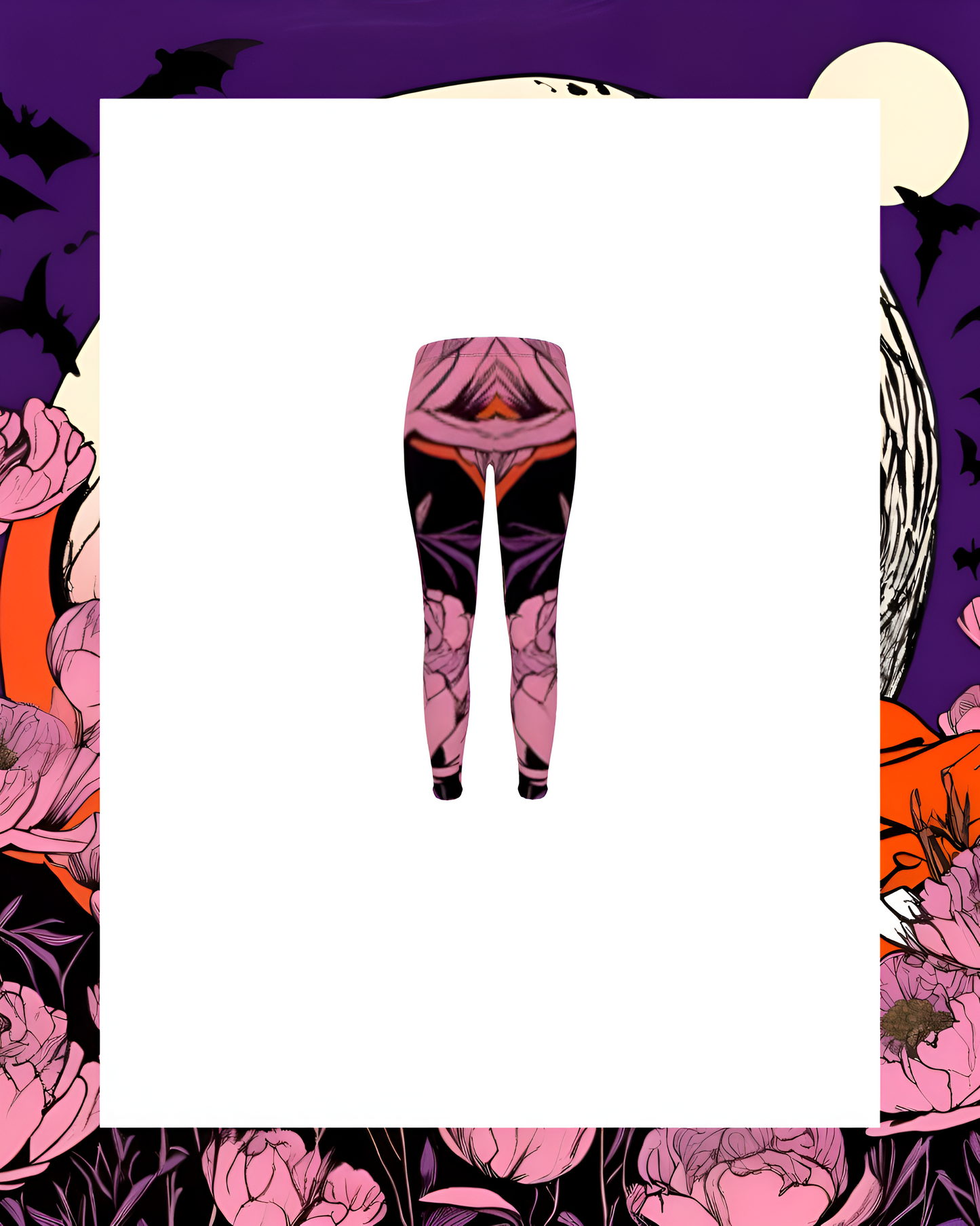 Women In Love Limited Edition Women’s Midnight Peonia Fashion Leggings
