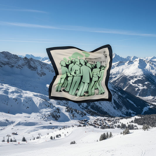 The Faceless Strangers Limited Edition Silk Twill Scarf