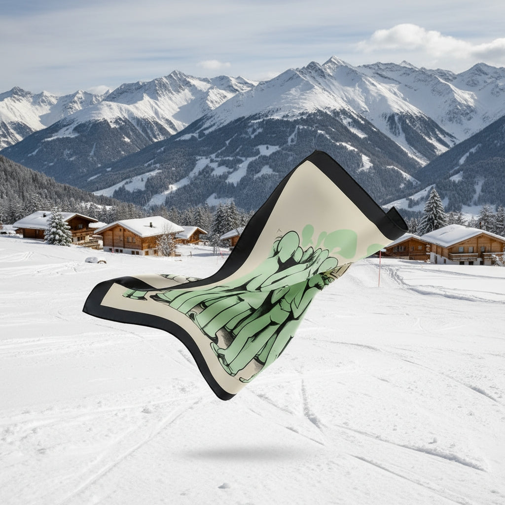 The Faceless Strangers Limited Edition Silk Twill Scarf