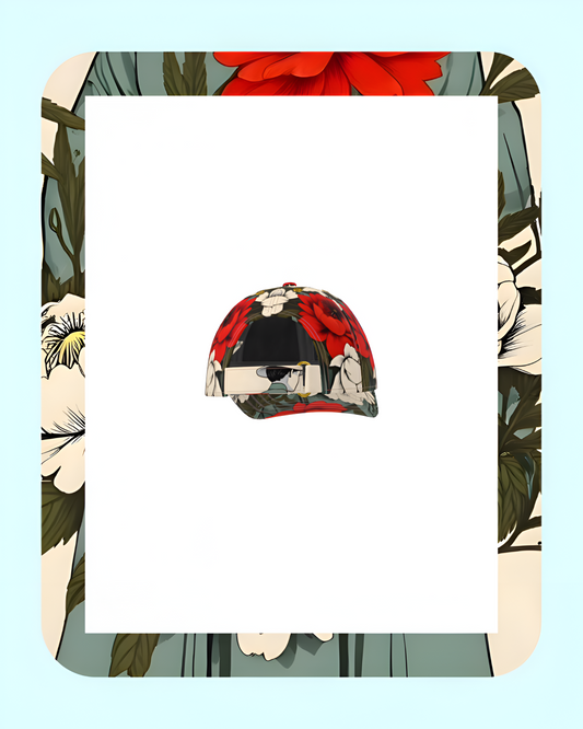 Fiore Nascosto Limited Edition Unisex Cotton Twill Floral Bloom Baseball Cap