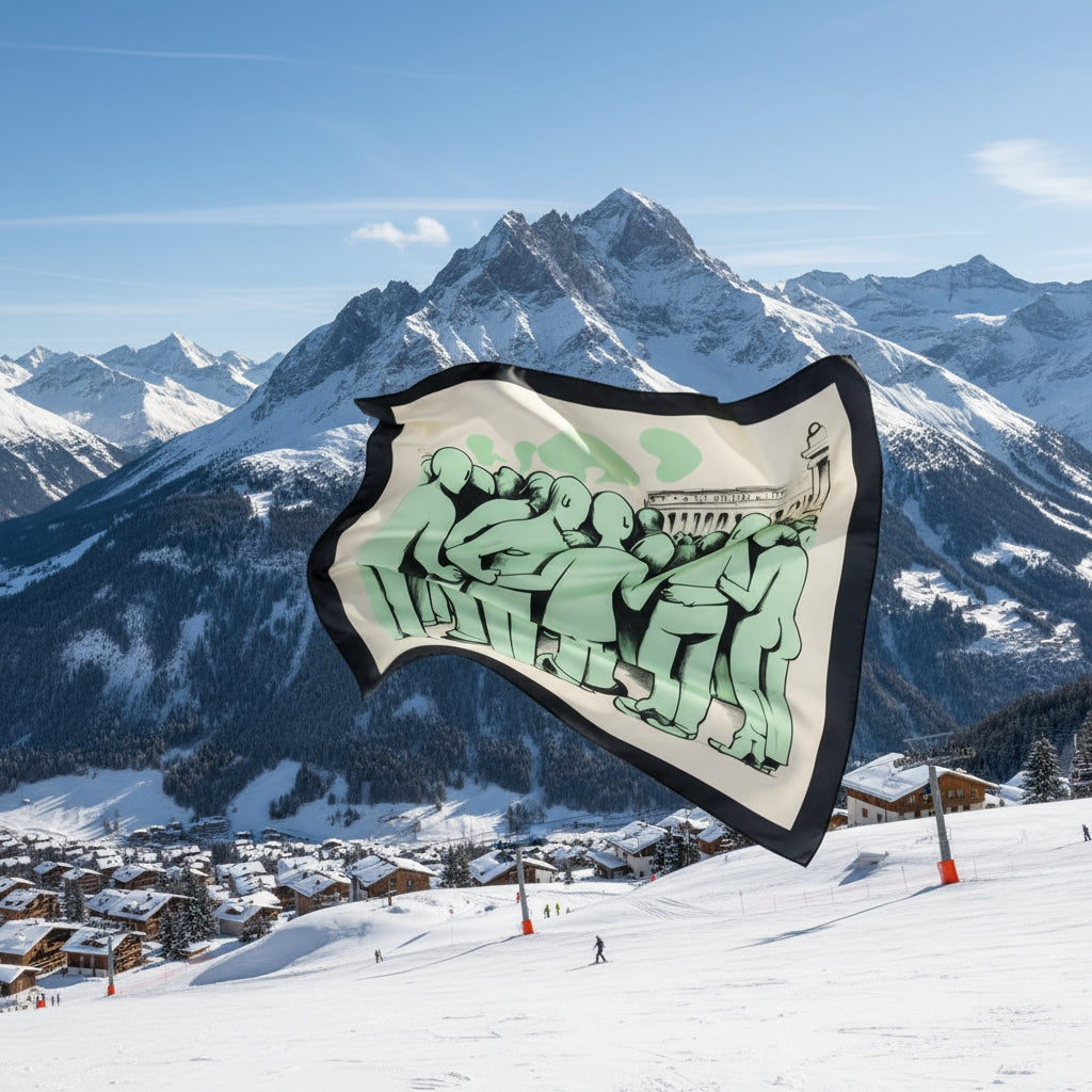 The Faceless Strangers Limited Edition Silk Twill Scarf