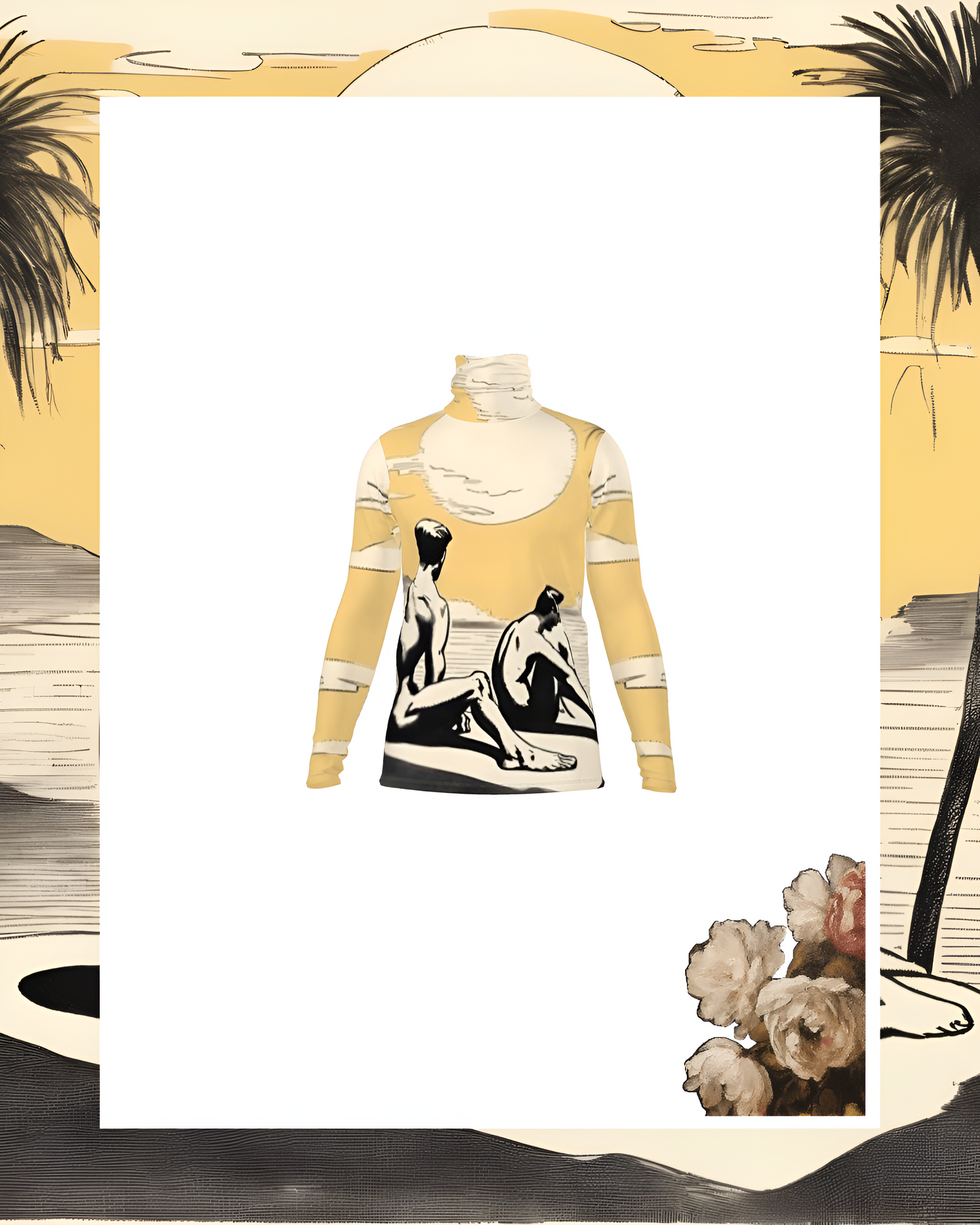 I Signori Limited Edition Men’s Silky Jersey Roll Neck / Turtleneck