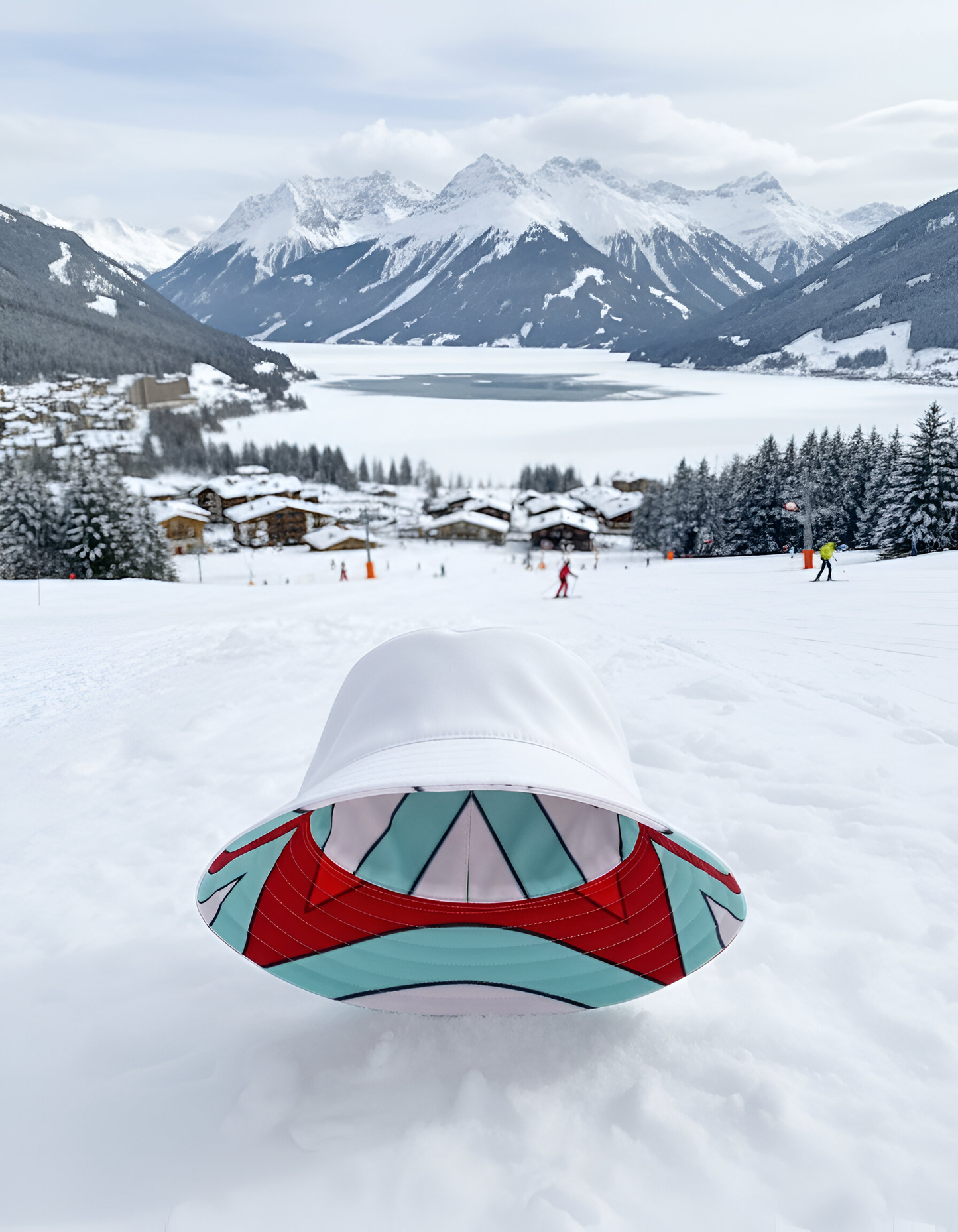 Electric Boulevard Waterproof Bucket Hat (White)