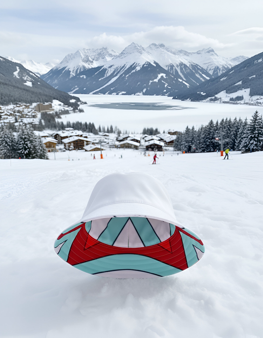 Electric Boulevard Waterproof Bucket Hat (White)
