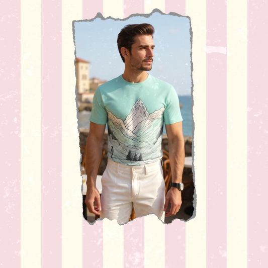Cool Bleu Men’s Regular Fit Cotton T-Shirt